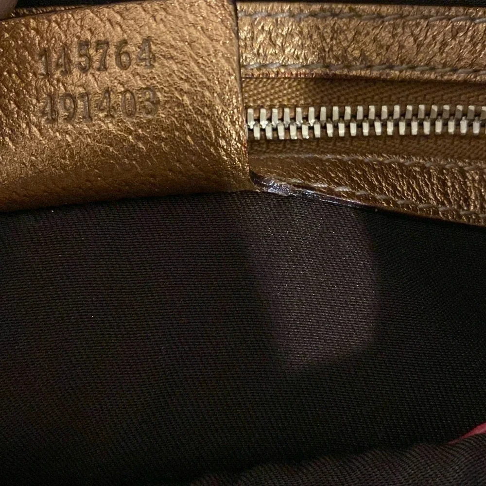 Vintage Gucci Brown Hobo Bag with Iconic Horse Bit Print